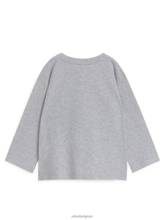 ARKET kleding 0DXJP1485 grijs gemêleerd/robot Lange mouwenshirt kinderen