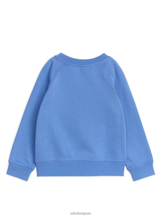 ARKET kleding 0DXJP1496 hemelsblauw sweatshirt van franse badstof kinderen