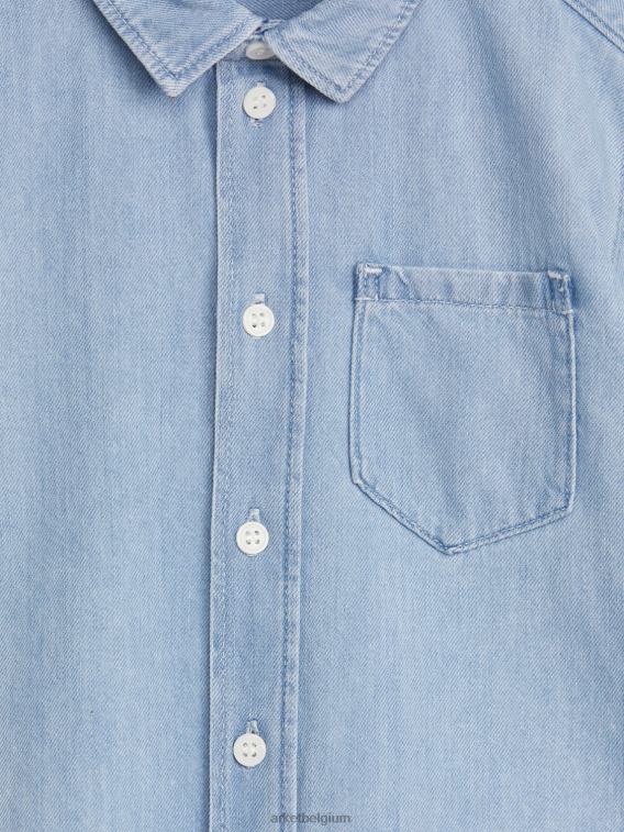 ARKET kleding 0DXJP1497 lichtblauw denim overhemd kinderen