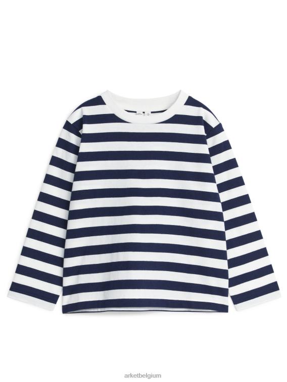 ARKET kleding 0DXJP1498 donkerblauw T-shirt met lange mouwen kinderen