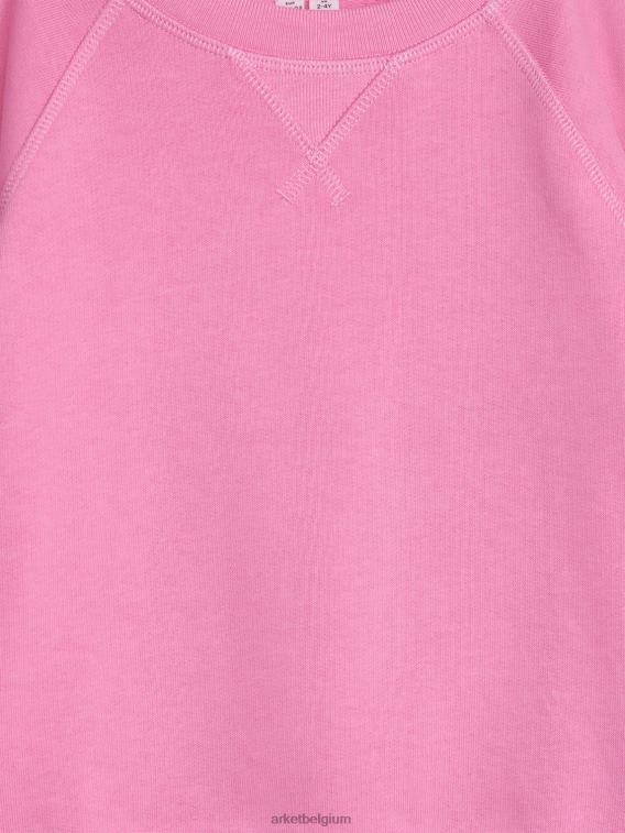 ARKET kleding 0DXJP1508 roze Sweatshirt met ronde hals kinderen
