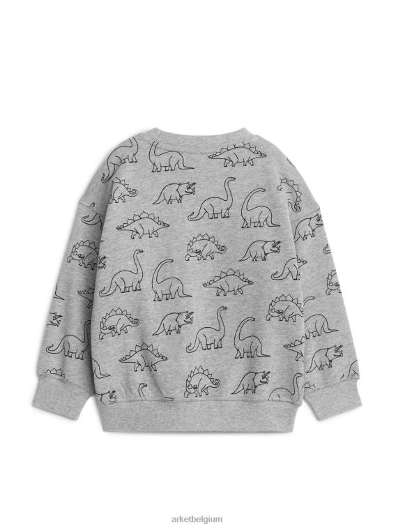 ARKET kleding 0DXJP1509 grijs/dino ontspannen sweatshirt kinderen