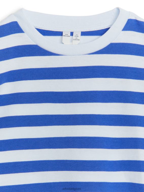 ARKET kleding 0DXJP1512 blauwe streep T-shirt met lange mouwen kinderen