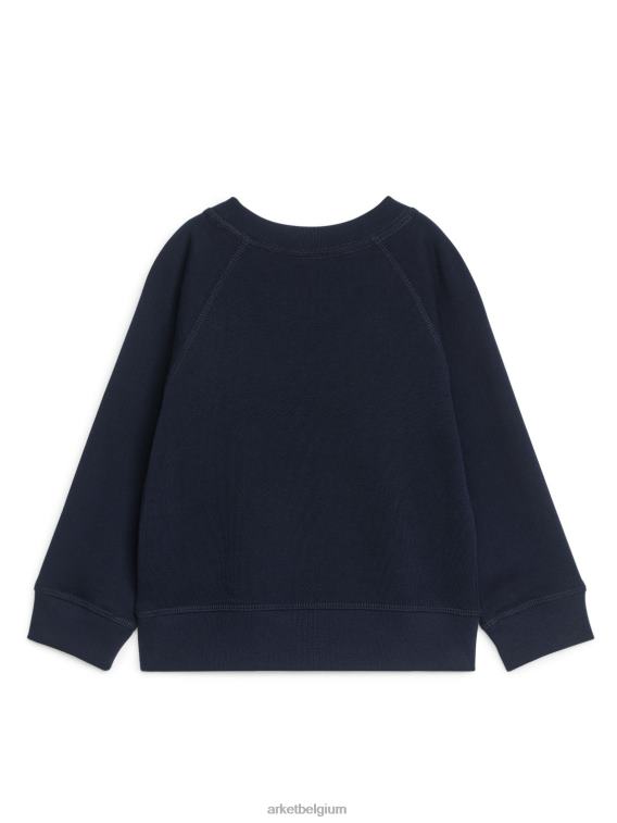 ARKET kleding 0DXJP1514 donkerblauw sweatshirt van franse badstof kinderen