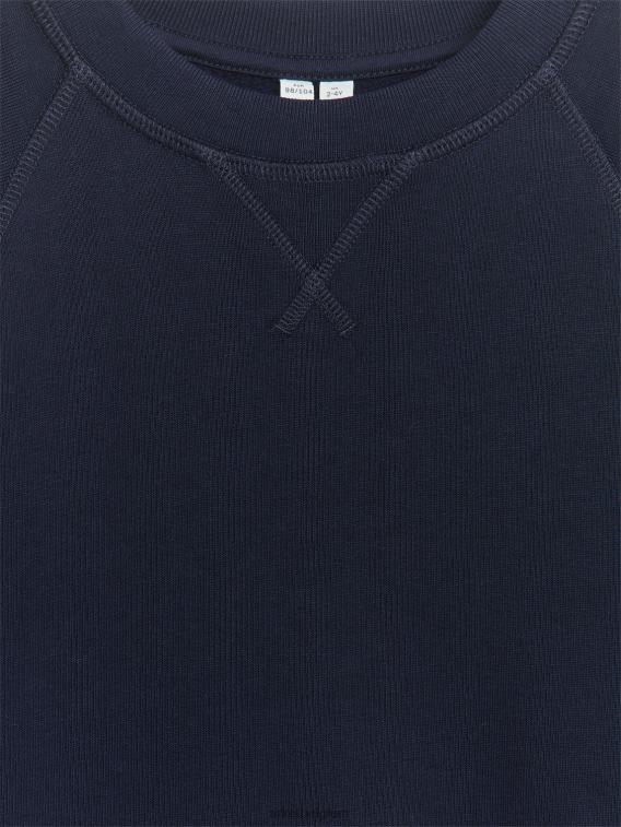 ARKET kleding 0DXJP1514 donkerblauw sweatshirt van franse badstof kinderen