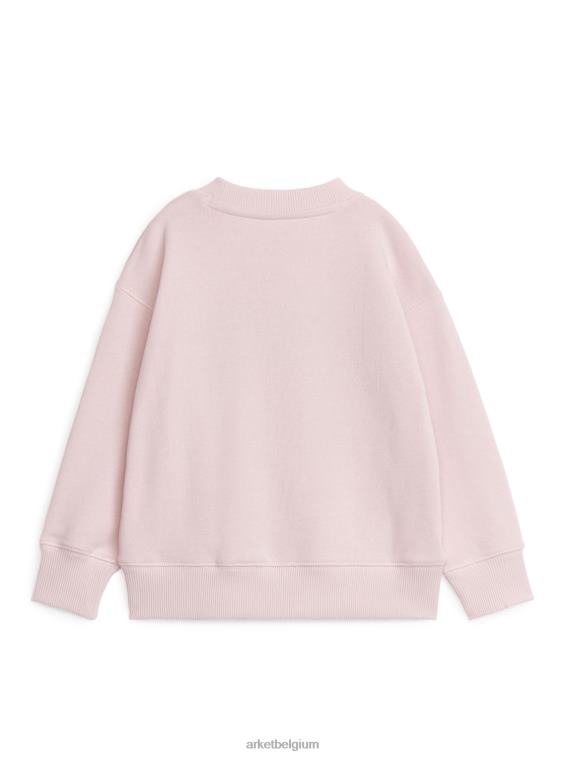 ARKET kleding 0DXJP1521 bleekroze Varsity-sweatshirt kinderen