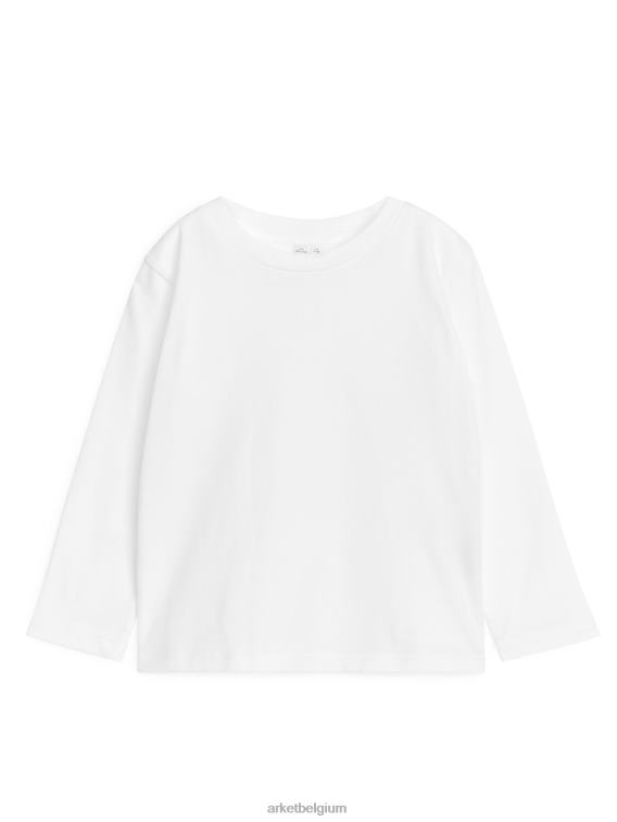 ARKET kleding 0DXJP1524 wit Zwart T-shirt met lange mouwen, set van 2 kinderen