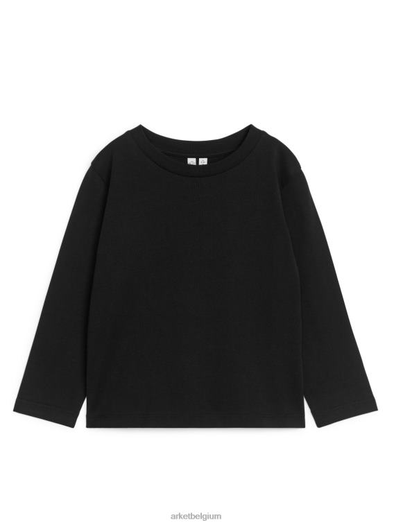 ARKET kleding 0DXJP1524 wit Zwart T-shirt met lange mouwen, set van 2 kinderen