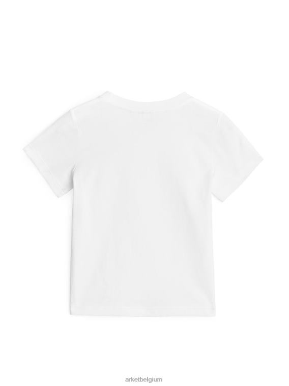 ARKET kleding 0DXJP1532 wit T-shirt met ronde hals kinderen
