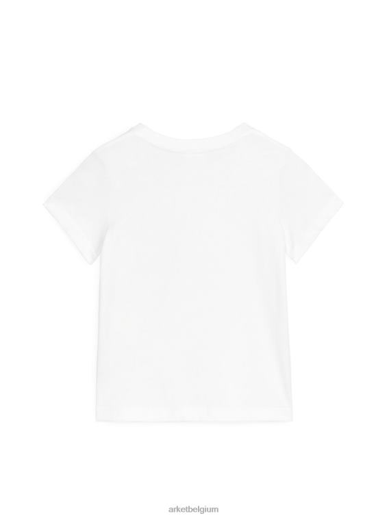 ARKET kleding 0DXJP1532 wit T-shirt met ronde hals kinderen