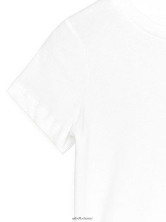 ARKET kleding 0DXJP1532 wit T-shirt met ronde hals kinderen