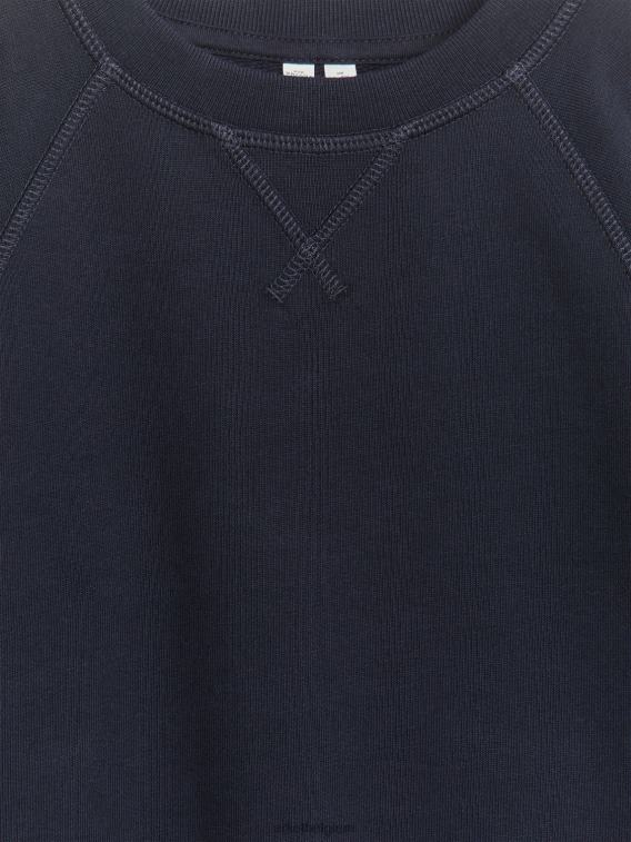 ARKET kleding 0DXJP1533 donkerblauw Sweatshirt met ronde hals kinderen