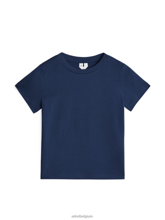 ARKET kleding 0DXJP1534 blauw T-shirt met ronde hals kinderen