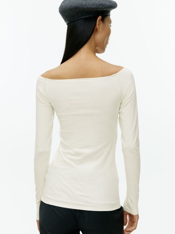 ARKET kleding 0DXJP285 gebroken wit off-shoulder topje kinderen