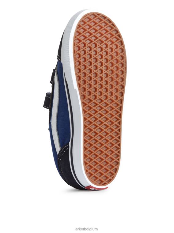 ARKET schoenen 0DXJP1398 donkerblauw/wit vans old skool klittenbandsneakers voor peuters kinderen