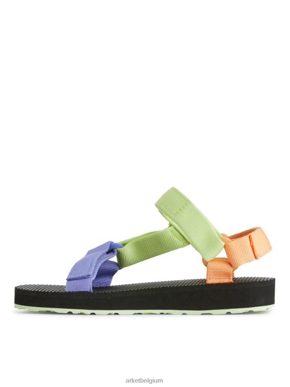 ARKET schoenen 0DXJP1401 zwart/pastelkleuren teva originele universele junior sandalen kinderen