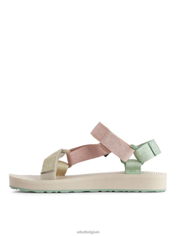 ARKET schoenen 0DXJP1407 metallic/multi teva originele universele kindersandalen kinderen