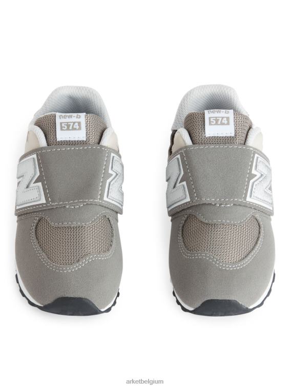 ARKET schoenen 0DXJP1411 grijs new balance 574 kindertrainers kinderen