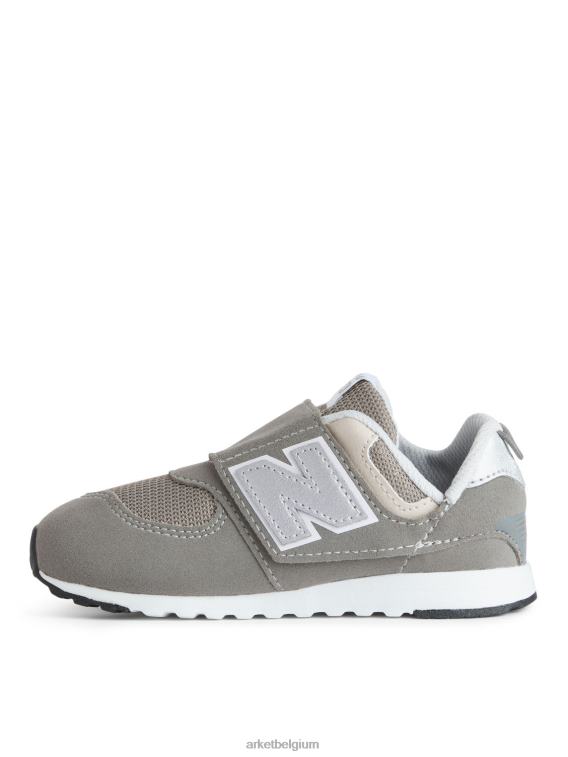 ARKET schoenen 0DXJP1411 grijs new balance 574 kindertrainers kinderen