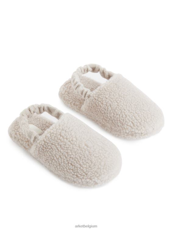 ARKET schoenen 0DXJP1414 gebroken wit stapel pantoffels kinderen