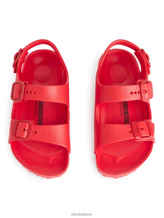 ARKET schoenen 0DXJP1419 rood Birkenstock Milano Eva-sandalen voor kinderen kinderen