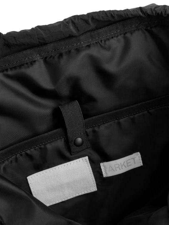 ARKET Tassen 0DXJP1211 zwart lichtgewicht rugzak unisex