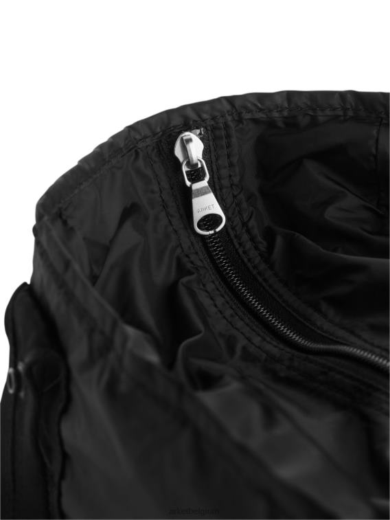ARKET Tassen 0DXJP1289 zwart opvouwbare 2-weg rugzak unisex