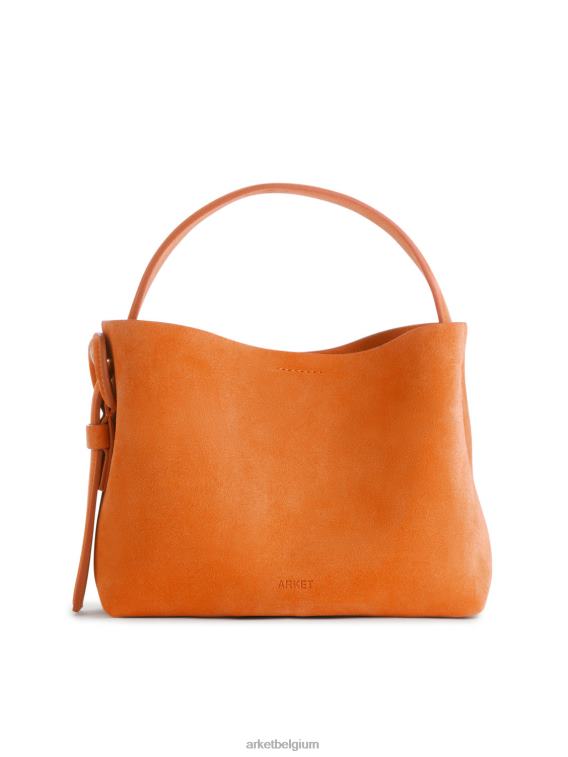 ARKET Tassen 0DXJP741 oranje suède crossbodytas unisex