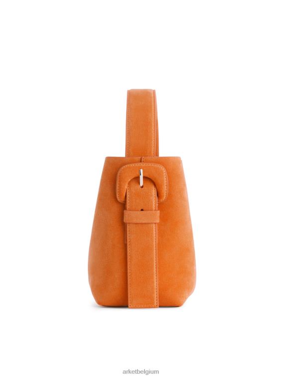 ARKET Tassen 0DXJP741 oranje suède crossbodytas unisex