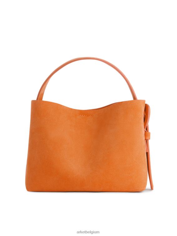 ARKET Tassen 0DXJP741 oranje suède crossbodytas unisex