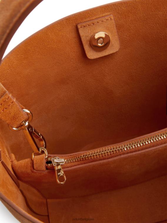 ARKET Tassen 0DXJP741 oranje suède crossbodytas unisex