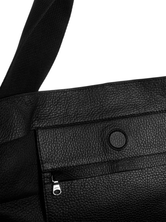 ARKET Tassen 0DXJP753 zwart leren draagtas unisex