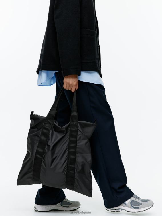 ARKET Tassen 0DXJP756 zwart inpakbare draagtas unisex