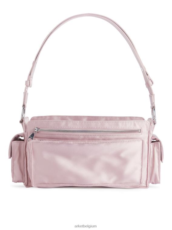 ARKET Tassen 0DXJP765 stoffig roze schoudertas unisex