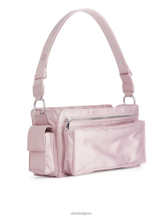 ARKET Tassen 0DXJP765 stoffig roze schoudertas unisex