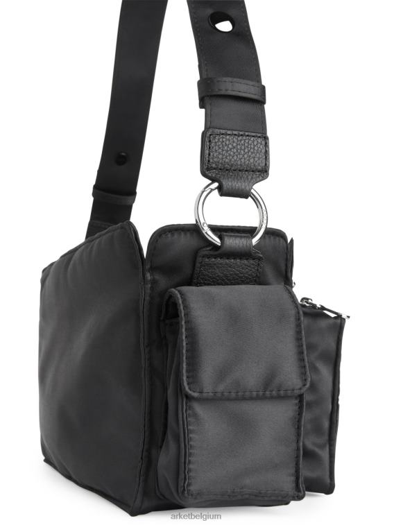 ARKET Tassen 0DXJP767 zwart schoudertas unisex