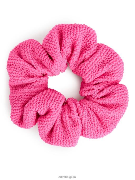 ARKET accessoires 0DXJP637 roze gekreukelde scrunchie vrouwen