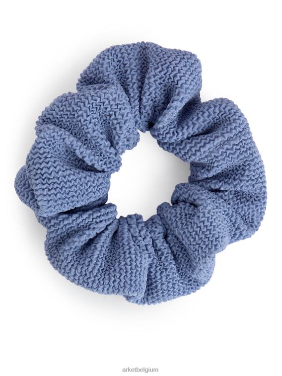 ARKET accessoires 0DXJP639 blauw gekreukelde scrunchie vrouwen