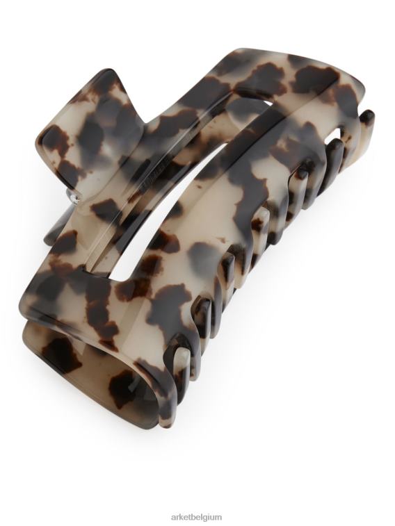 ARKET accessoires 0DXJP847 beige/bruin grote haarklauw vrouwen