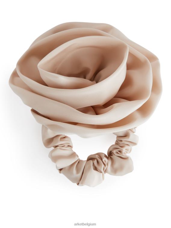 ARKET accessoires 0DXJP850 beige roos scrunchie vrouwen