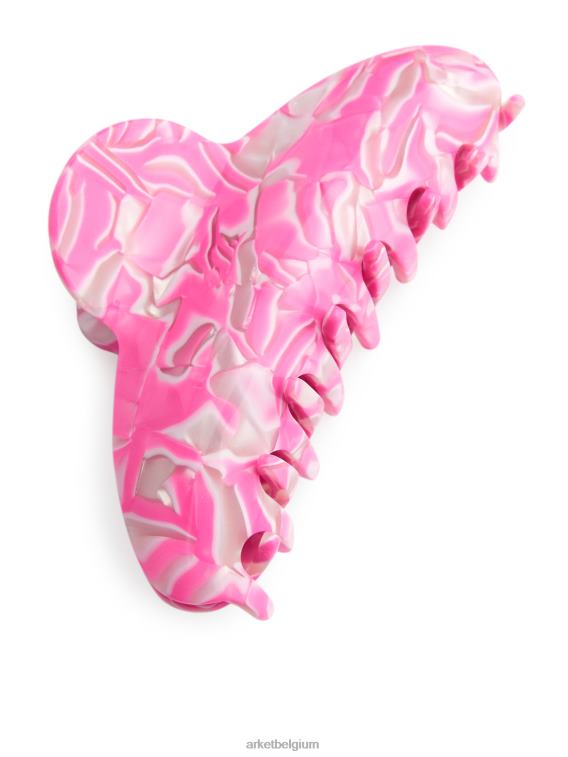 ARKET accessoires 0DXJP861 roze/wit haar klauw vrouwen
