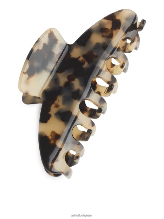 ARKET accessoires 0DXJP869 beige/bruin grote haarklauw vrouwen