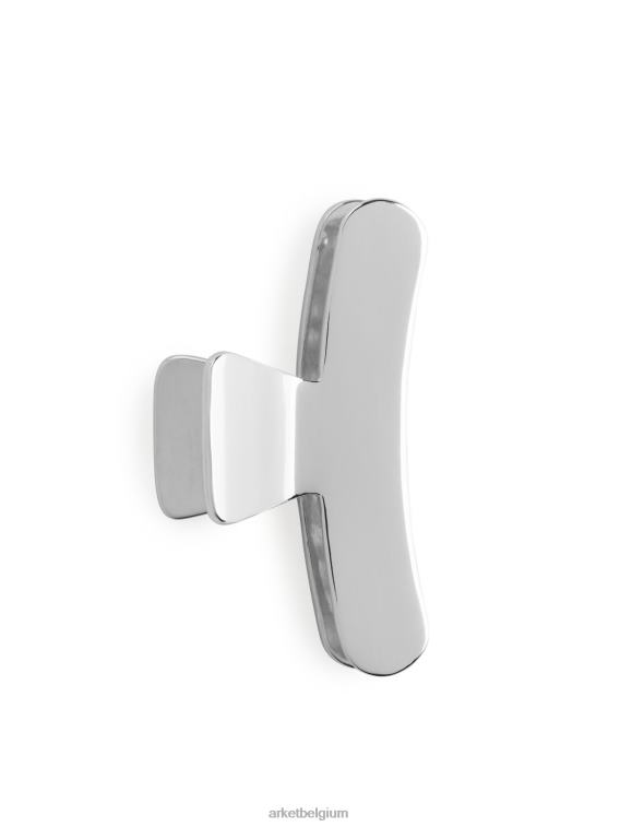 ARKET accessoires 0DXJP872 zilver metalen haarklauw vrouwen