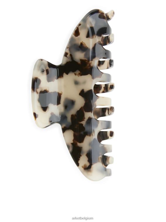 ARKET accessoires 0DXJP878 beige grote haarklauw vrouwen