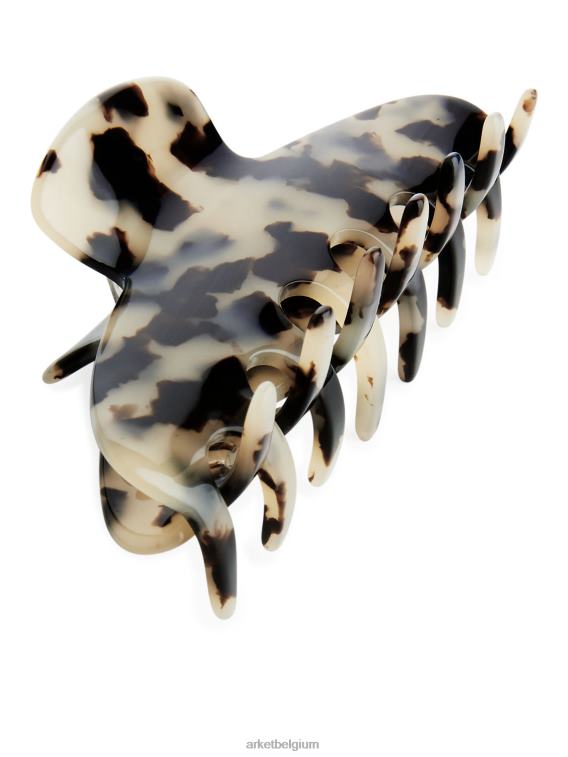 ARKET accessoires 0DXJP878 beige grote haarklauw vrouwen