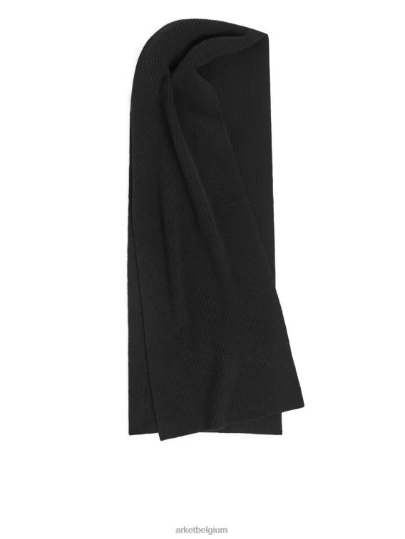 ARKET accessoires 0DXJP842 zwart sjaal van kasjmiermix vrouwen