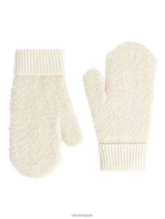 ARKET accessoires 0DXJP879 gebroken wit wanten van alpacamix vrouwen