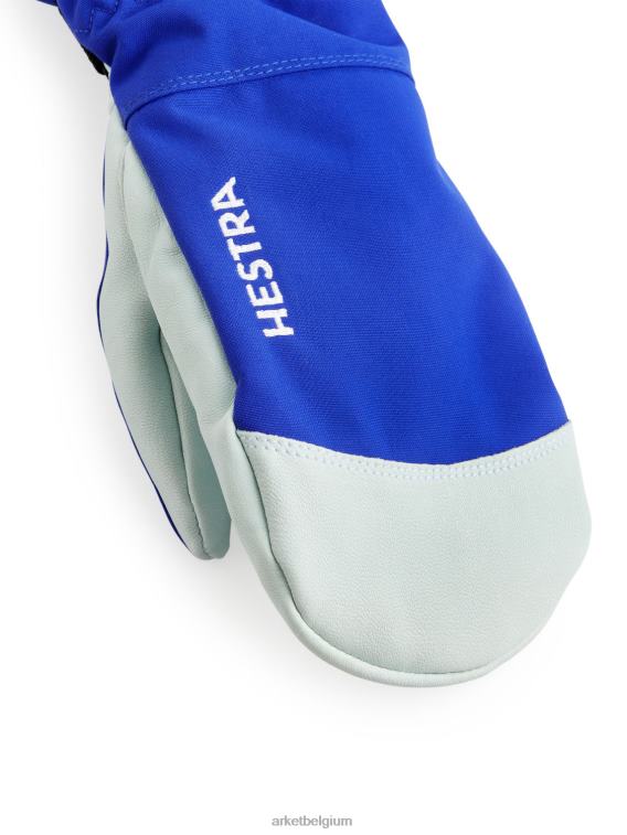 ARKET accessoires 0DXJP883 helder blauw/wit hestra legerleren skiwanten vrouwen