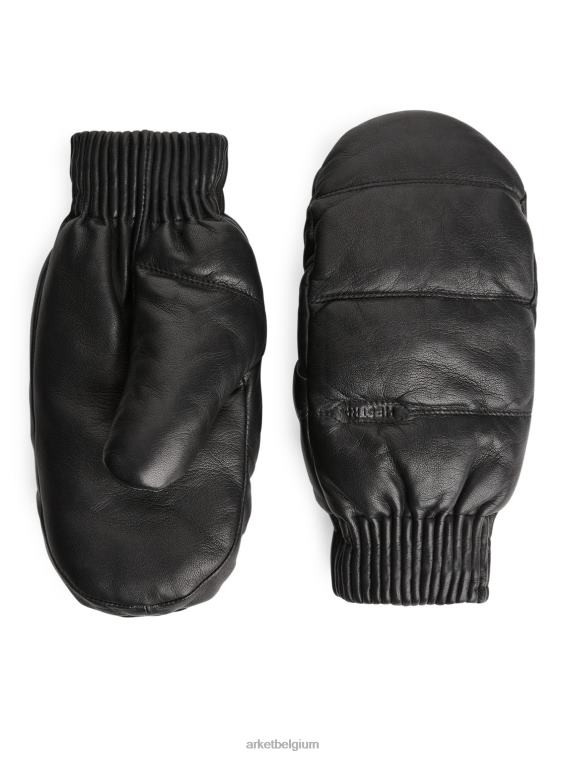 ARKET accessoires 0DXJP898 zwart hestra valdres wanten vrouwen