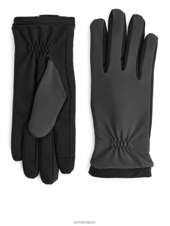 ARKET accessoires 0DXJP909 donker grijs hestra lexi softshellhandschoenen vrouwen
